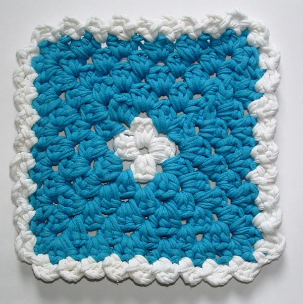 T Shirt Yarn Trivet T Shirt Yarn Trivet