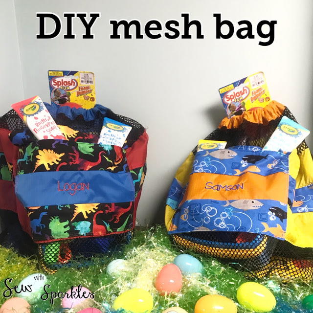 DIY Kids Mesh Bag DIY Kid's Mesh Bag