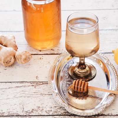 Easy Homemade Ginger Tea with Honey