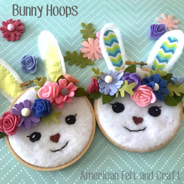 Boho Bunny Hoops