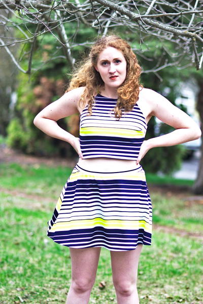 How to Upcycle a Dress to a Two Piece Set How to Upcycle a Dress to a Two Piece Set