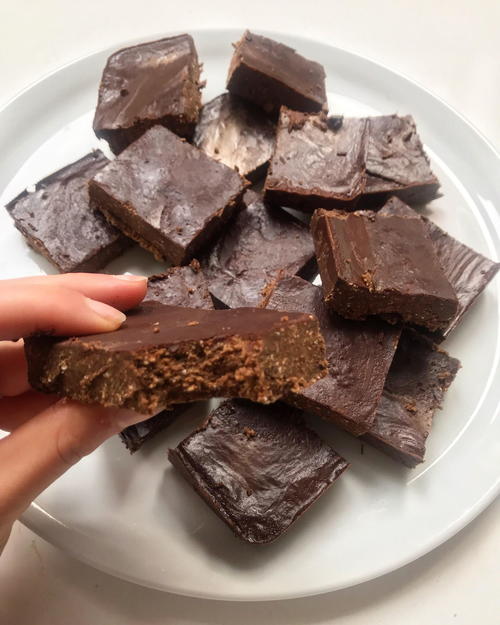 Vegan Homemade Chocolate Protein Bars Vegan Homemade Chocolate Protein Bars