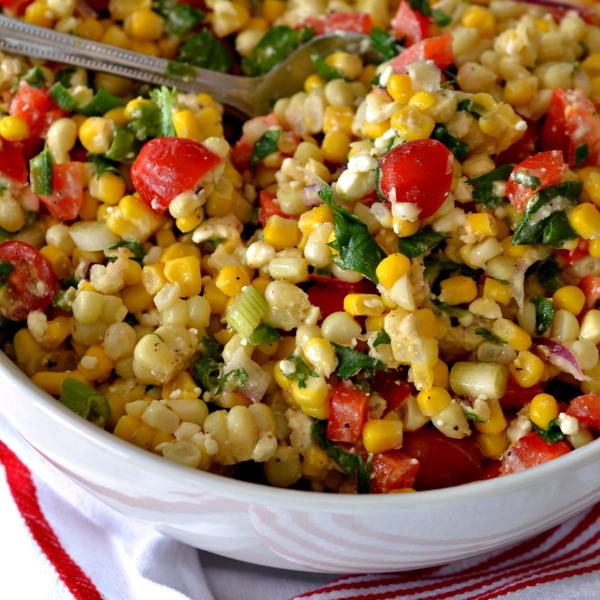 Corn Salad with Easy Lime Vinaigrette Corn Salad with Easy Lime Vinaigrette