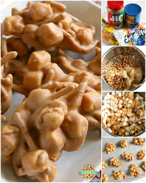 Marshmallow Peanut Butter No Bake Cookies Marshmallow Peanut Butter No Bake Cookies