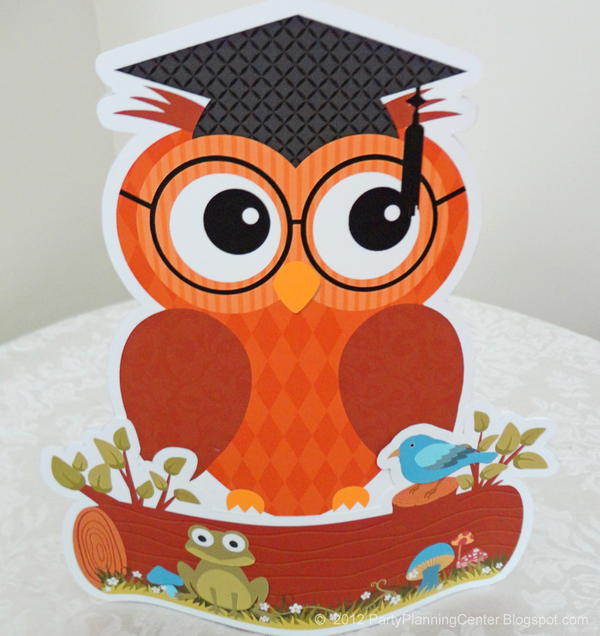 Printable Graduation Owl Decoration Printable Graduation Owl Decoration