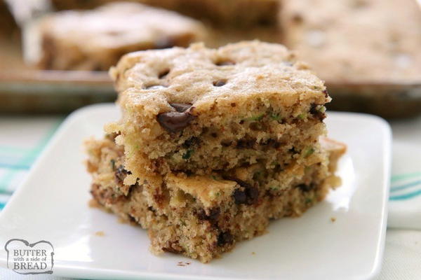Chocolate Chip Zucchini Bars Chocolate Chip Zucchini Bars