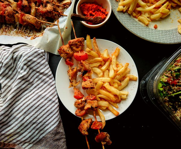 Baked Chicken Kebab Skewers Baked Chicken Kebab Skewers