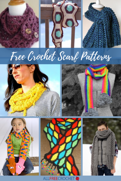40 Free Crochet Scarf Patterns