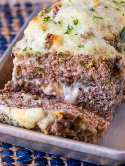 Philly Cheesesteak Meatloaf