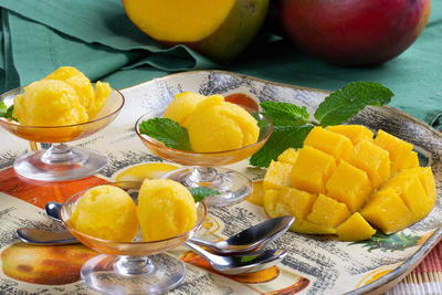 Fresh Mango Sorbet