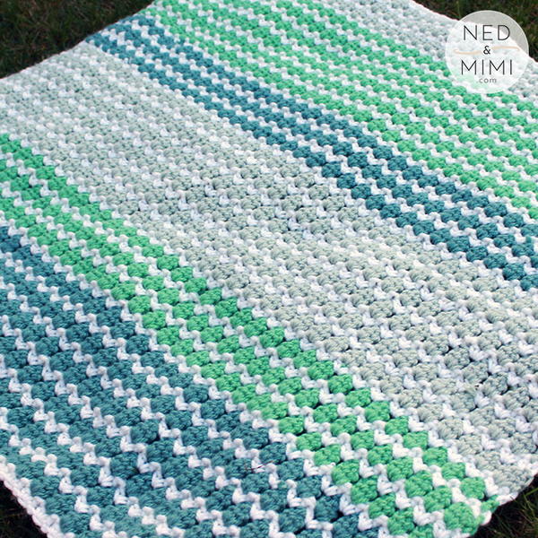 Spring to Life Crochet Baby Blanket Spring to Life Crochet Baby Blanket
