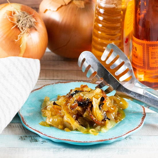 BBQ Honey Bourbon Caramelized Onions BBQ Honey Bourbon Caramelized Onions