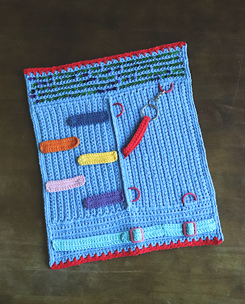 Clever Crochet Fidget-Sensory Lap Mat