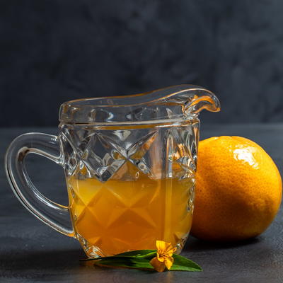 Mandarin Tarragon Shrub Syrup Drinking Vinegar