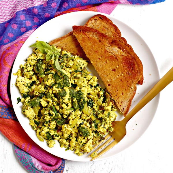 Tofu Scramble with Pesto Tofu Scramble with Pesto