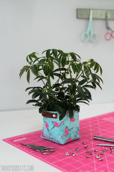 Round Fabric Basket Tutorial Round Fabric Basket Tutorial