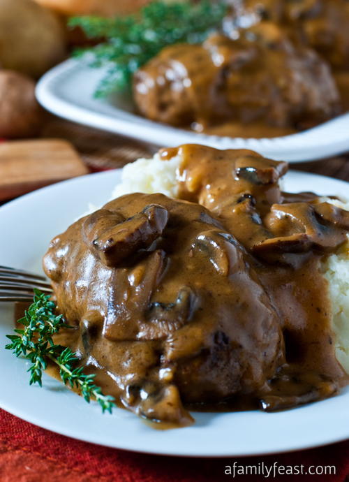 Restaurant-Style Salisbury Steak Recipe Restaurant-Style Salisbury Steak Recipe
