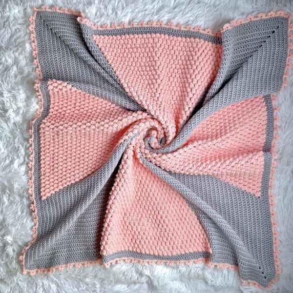 Cross My Heart Baby Blanket