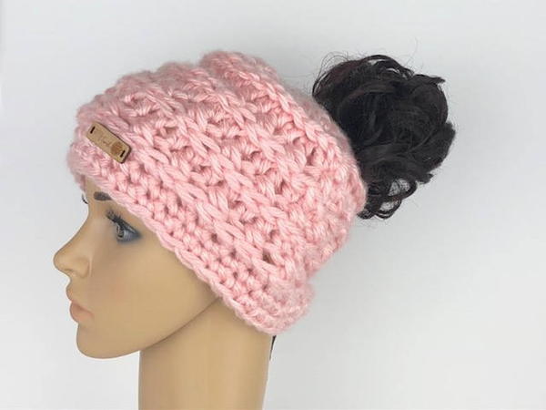 Phoneytail or Fun Bun Hat Phoneytail or Fun Bun Hat