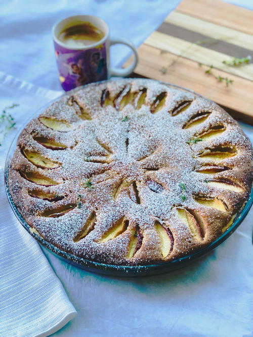 Peach Almond and Thyme Tart Peach Almond and Thyme Tart