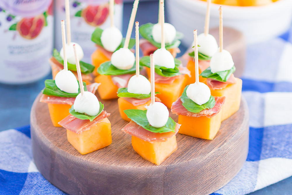 Prosciutto Melon Bites