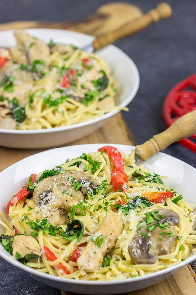 Creamy Chicken Mushroom Pasta Creamy Chicken Mushroom Pasta