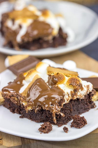 Smores Brownies S’mores Brownies