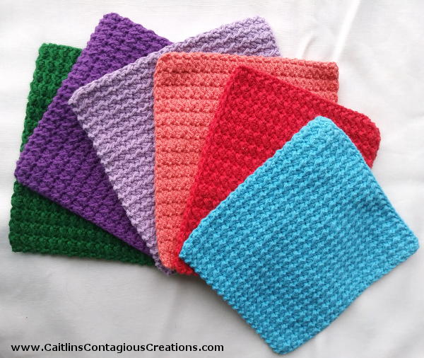Crunch Stitch Dish Cloth Crunch Stitch Dish Cloth