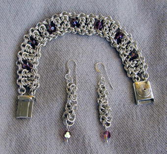 Byzantine Chainmail Earrings Byzantine Chainmail Earrings