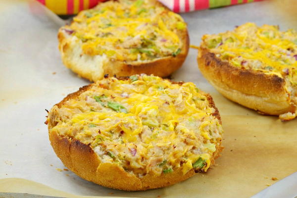 Open-faced Tuna Melts Open-faced Tuna Melts