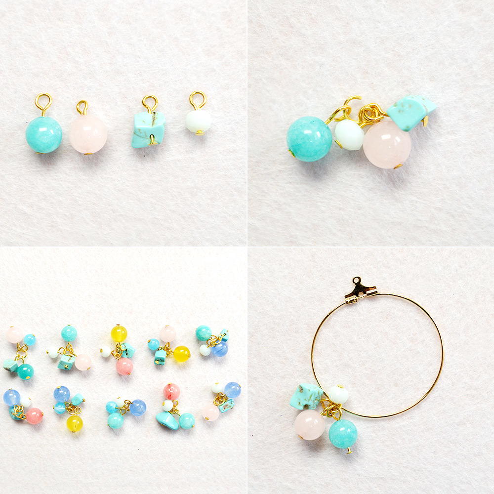 how to prepare thread earrings