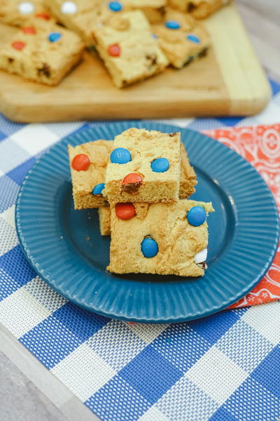Patriotic Cake Mix Cookie Bars Patriotic Cake Mix Cookie Bars
