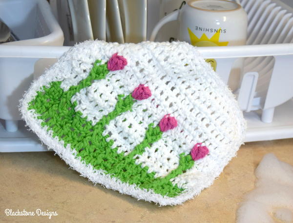 Spring Tulips Washcloth Spring Tulips Washcloth