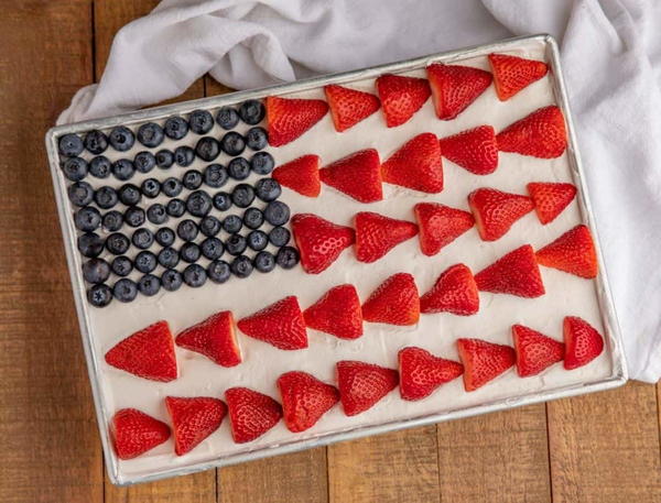 American Flag Cake Recipe American Flag Cake Recipe