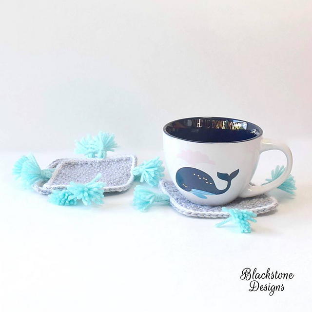 Diamonds and Tassels Coasters Diamonds and Tassels Coasters