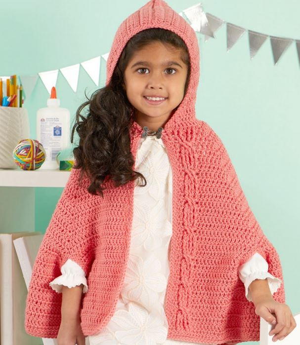 Girls Chic Crochet Capelet Pattern Girls Chic Crochet Capelet Pattern