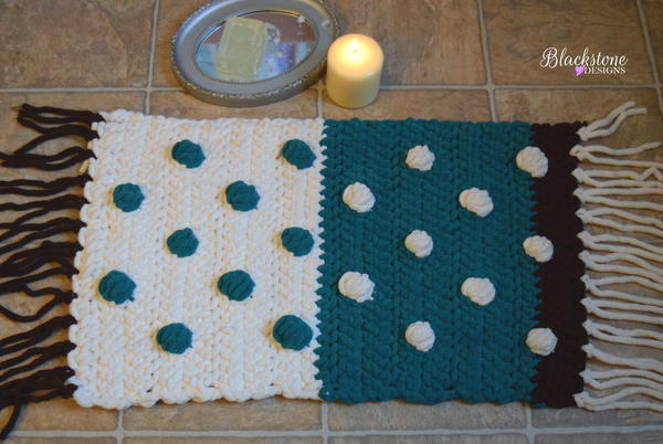 Plush Poms Bath Mat Plush Poms Bath Mat