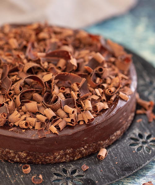 No-Bake Espresso Chocolate Fudge Cake No-Bake Espresso Chocolate Fudge Cake