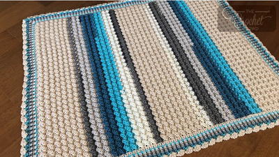 Day at the Beach Crochet Baby Blanket Pattern