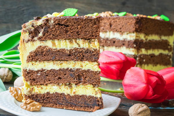 Chocolate Banana Cream Cake Chocolate Banana Cream Cake