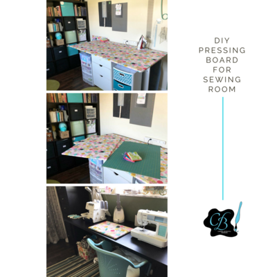 Easy DIY Pressing Board for Sewing Room