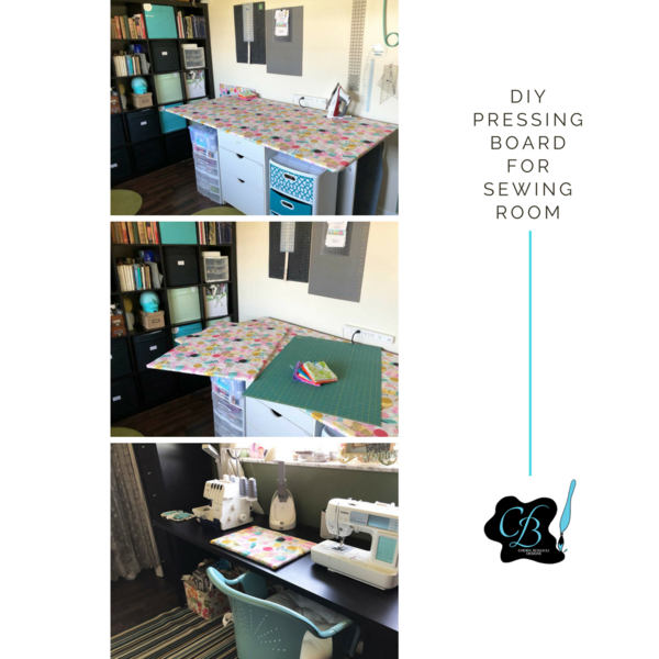 Easy DIY Pressing Board for Sewing Room Easy DIY Pressing Board for Sewing Room