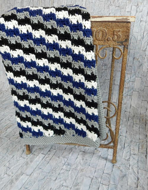 Plum Ribbon Afghan Plum Ribbon Afghan