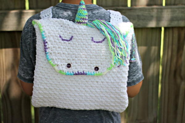 Crochet Unicorn Backpack Crochet Unicorn Backpack_1