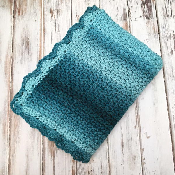 Elegant Ombre Baby Blanket Elegant Ombre Baby Blanket