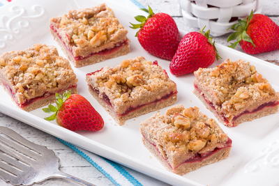 Sensational Strawberry Squares