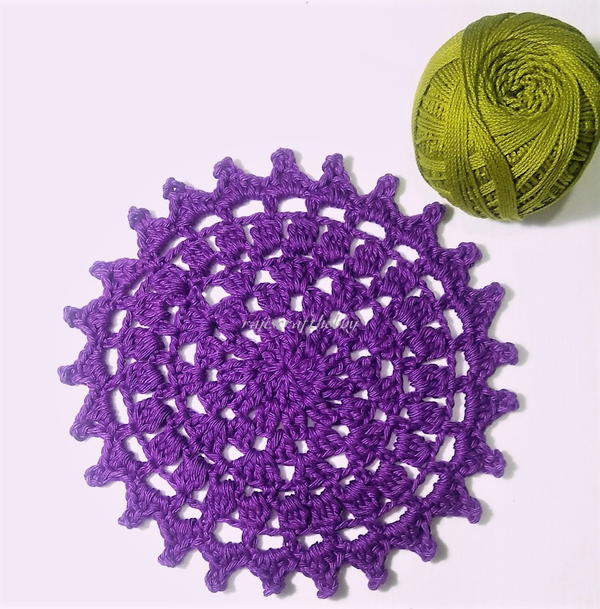Easy Crochet Doily Coaster Easy Crochet Doily Coaster