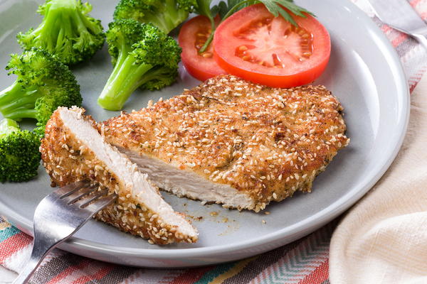 Sesame-Crusted Chicken