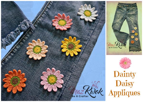 Dainty Daisy Appliques Dainty Daisy Appliques