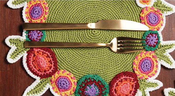 Crochet Table Mat Pattern Crochet Table Mat Pattern